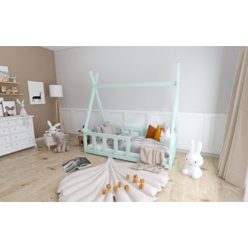 Łóżko TIPI z barierką BELLA