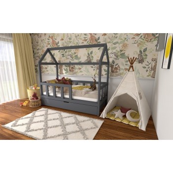 Łóżko dziecięce BLUME grafit